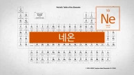 밤거리를 수놓는 네온사인. 원자번호 10번, 네온(Ne)