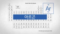 게으른 원소. 원자번호 18번, 아르곤(Ar)