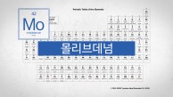 생명체의 필수 원소, 원자번호 42번, 몰리브데넘(Mo)